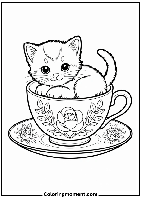 Cat in a Teacup