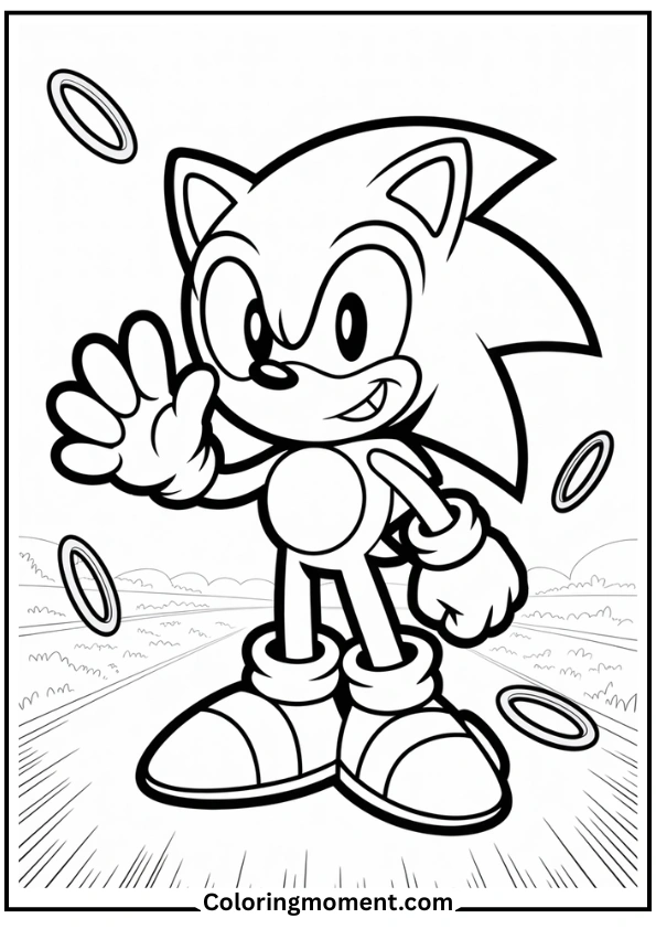 Classic Sonic Waving