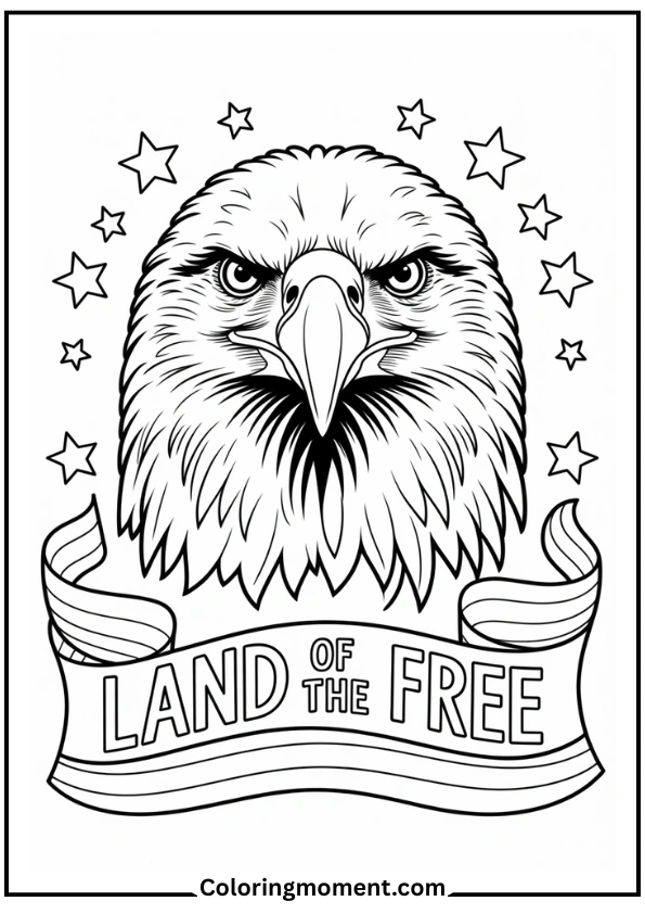 Eagle Portrait of Patriotism
