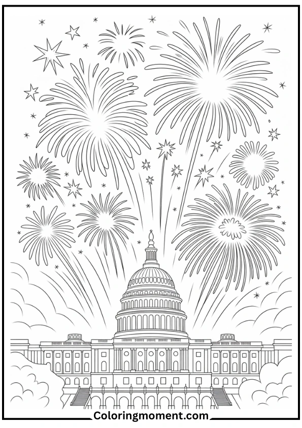 Fireworks Over the Capitol