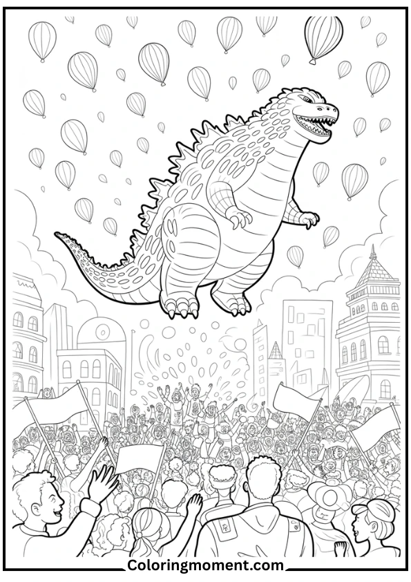 Godzilla Parade Float