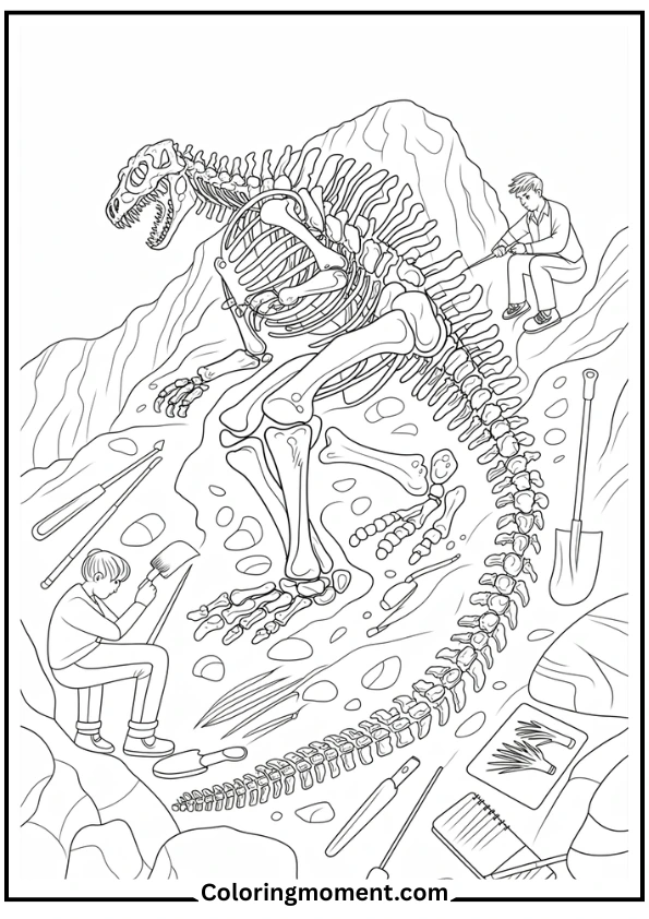 Godzilla Skeleton Fossil