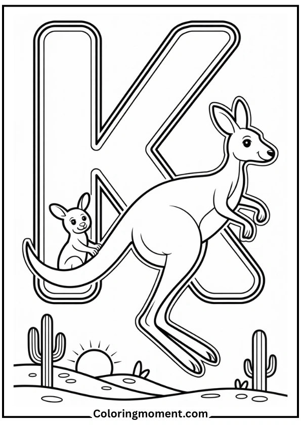 K is for Kangaroo