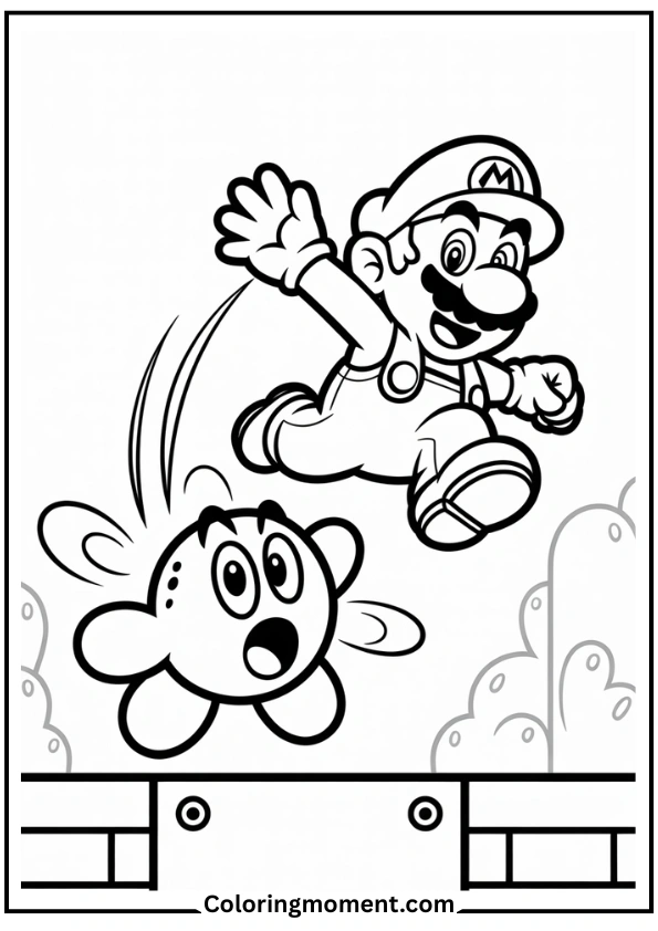 Mario Defeating a Goomba