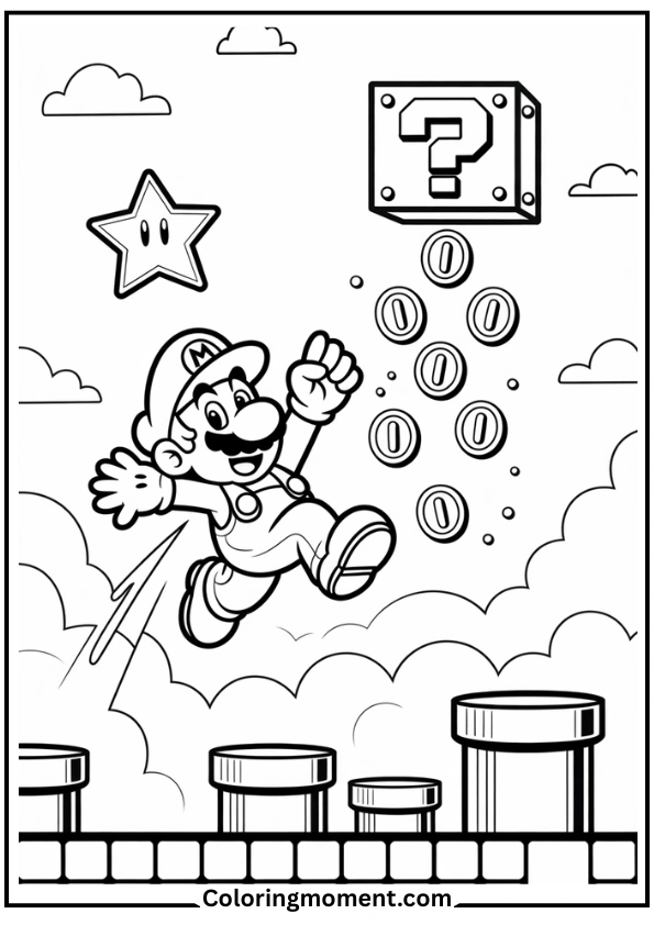 Mario Hitting a Question Block