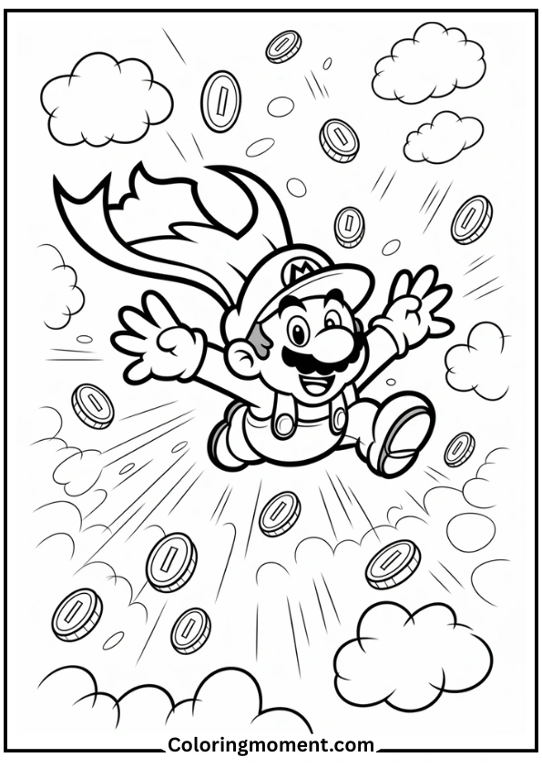 Mario with a Cape (Super Mario World Style)
