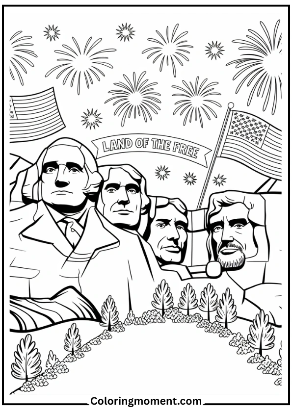 Mount Rushmore Fireworks Show