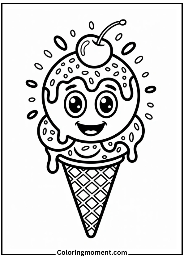 Smiley Cone Delight