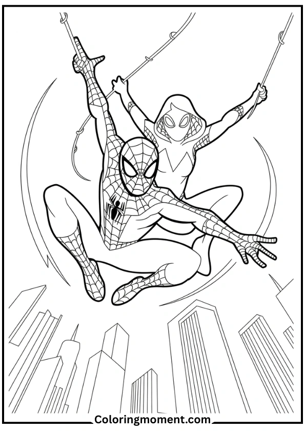Spider-Man and Gwen Stacy (Spider-Gwen)