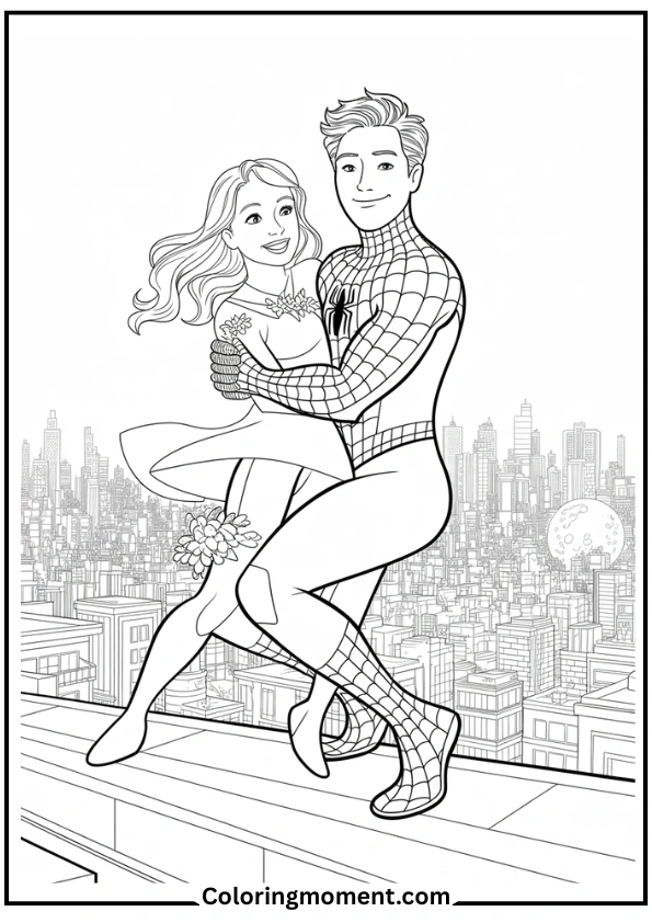 Spider-Man with Mary Jane