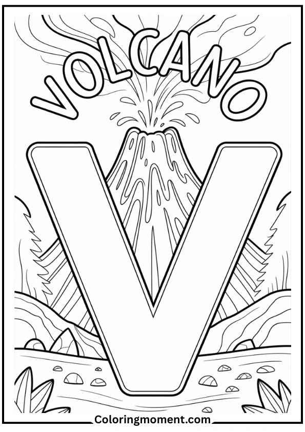 V is for Volcano