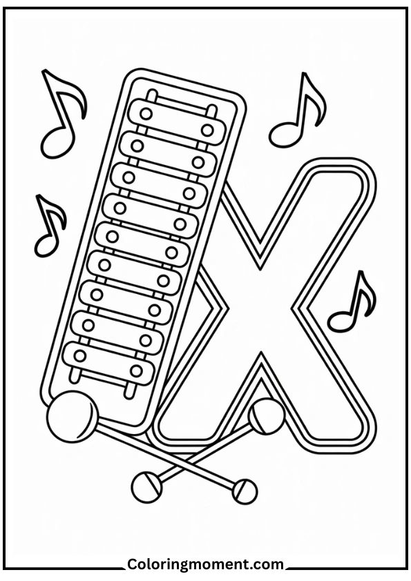 X is for Xylophone