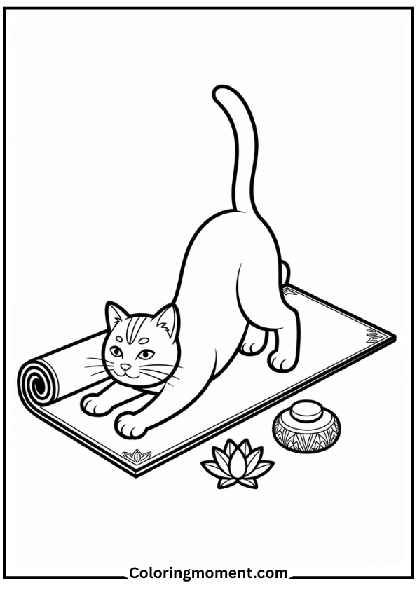 Yoga Cat Pose