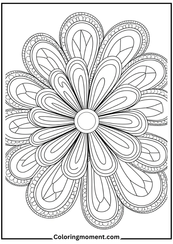Zentangle Flower
