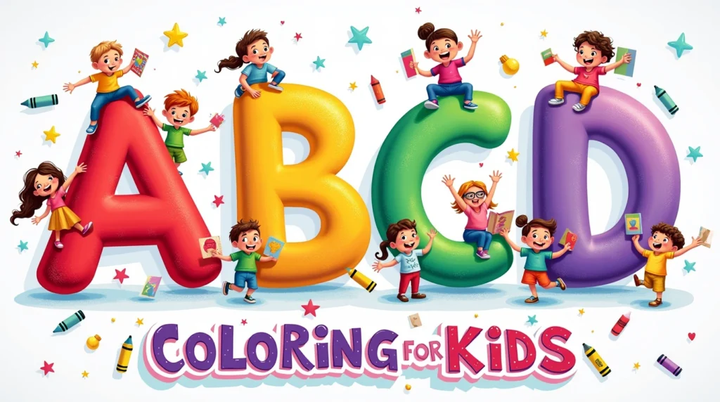 alphabet coloring pages