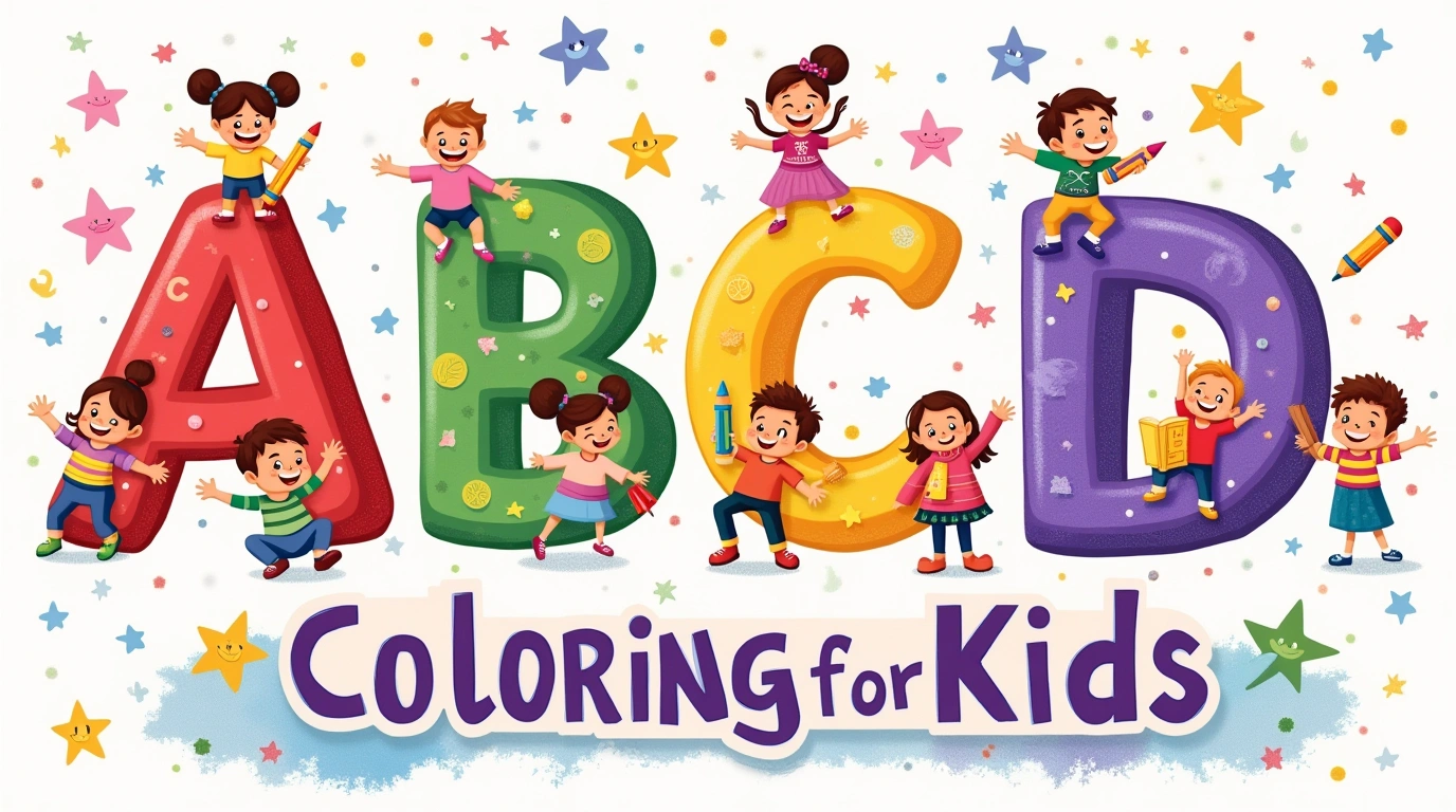 alphabet coloring pages