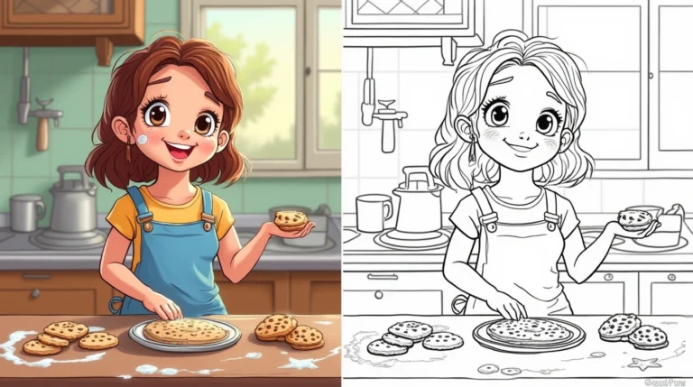girl moments coloring pages