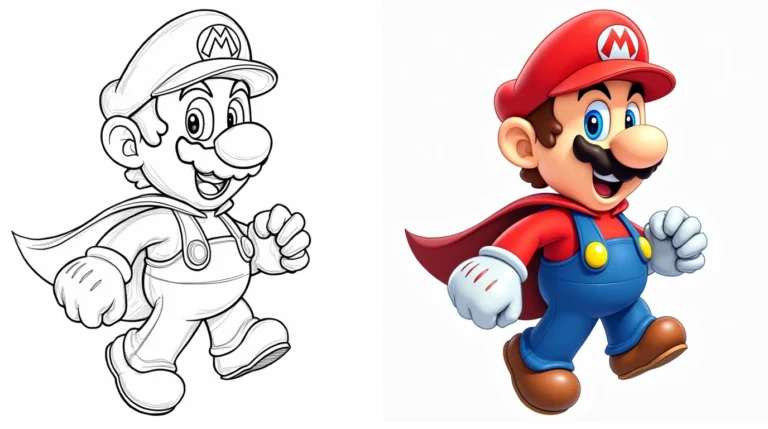 mario coloring pages