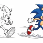sonic coloring pages
