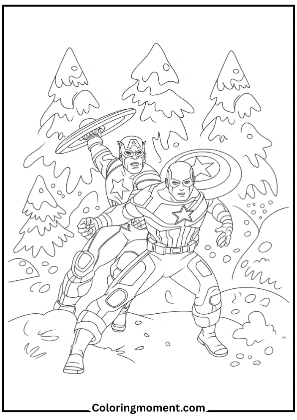 Captain America and Bucky Barnes