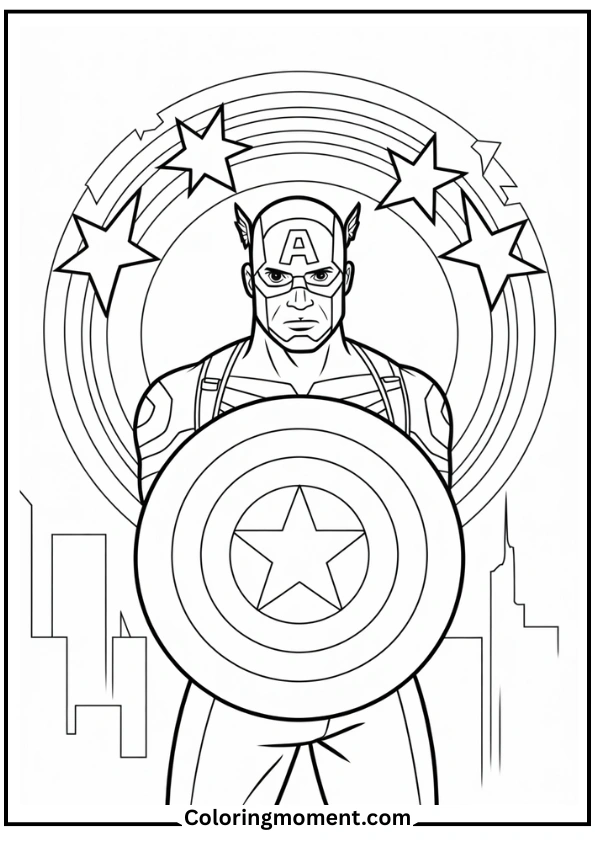 Captain America’s Shield of Justice