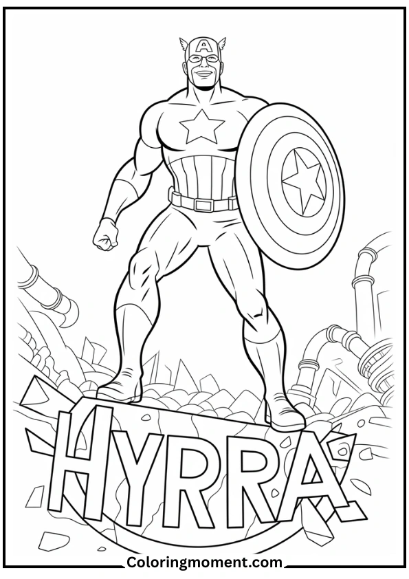 Captain America’s Victory Pose