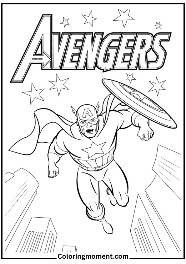 Classic Captain America Comic Cover