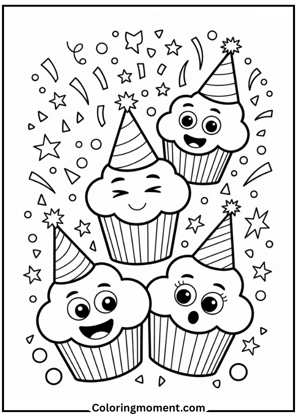 Cupcake Party Scene
