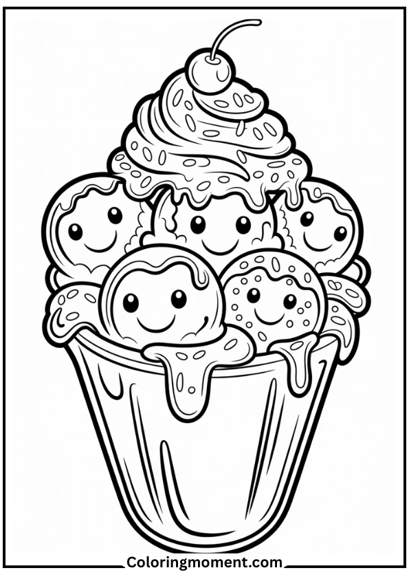 Ice Cream Sundae Smiles