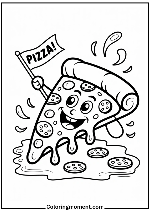 Kawaii Pizza Slice