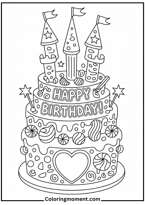Princess Birthday Cake