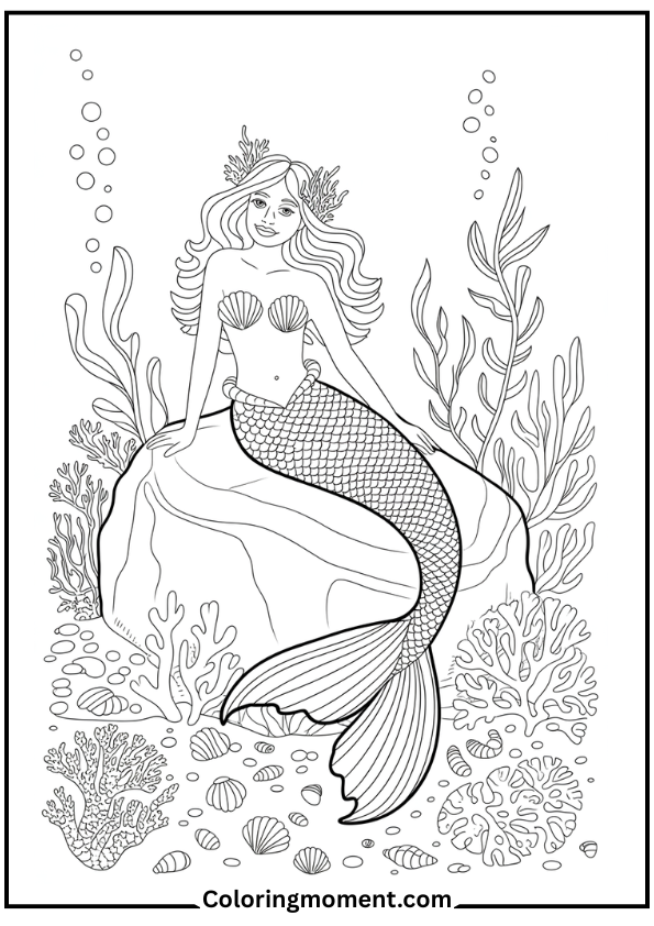 Rockside Mermaid Daydream