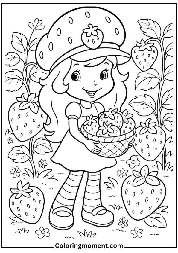 Strawberry Shortcake in Giant Strawberry Garden