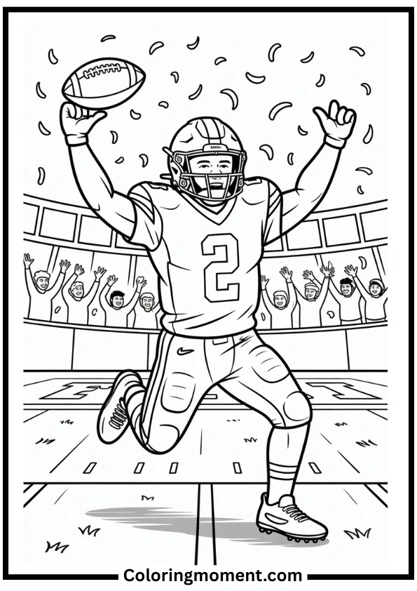 Victory Dance Coloring Page