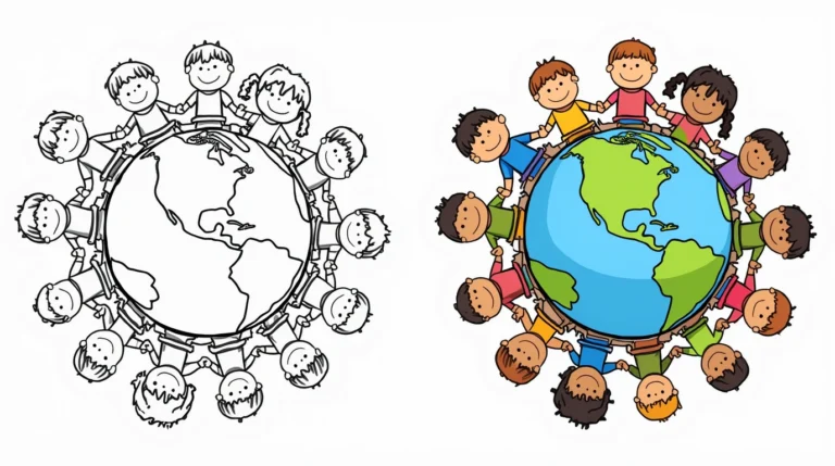 earth coloring pages