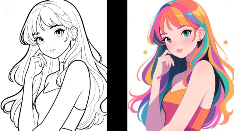 Aesthetic coloring pages