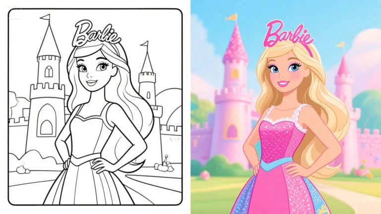 Barbie Coloring Pages