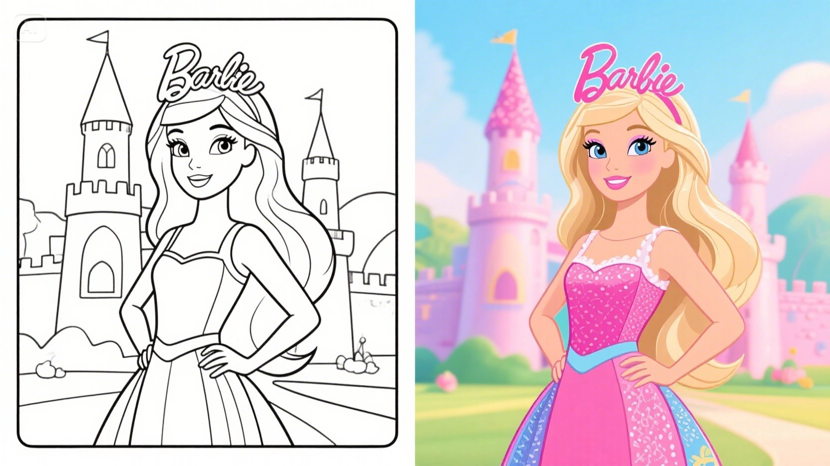 Barbie Coloring Pages