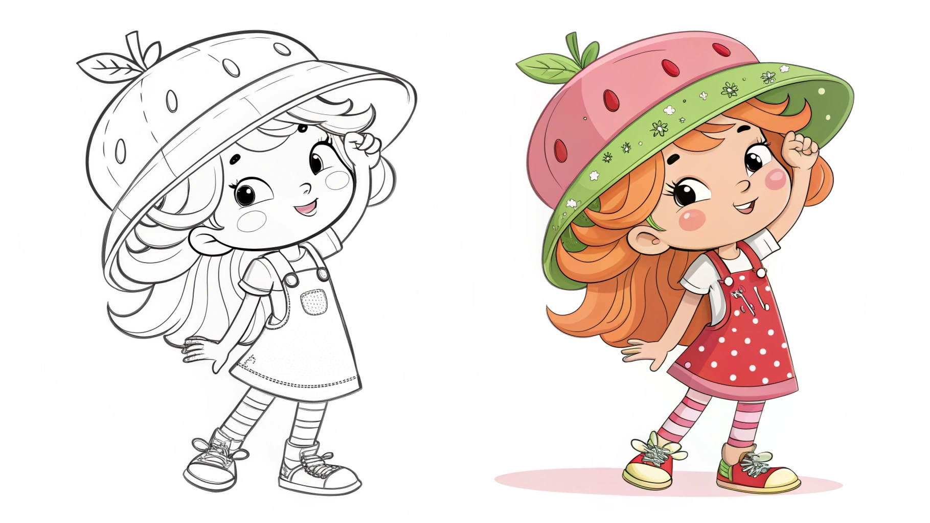 strawberry shortcake coloring pages