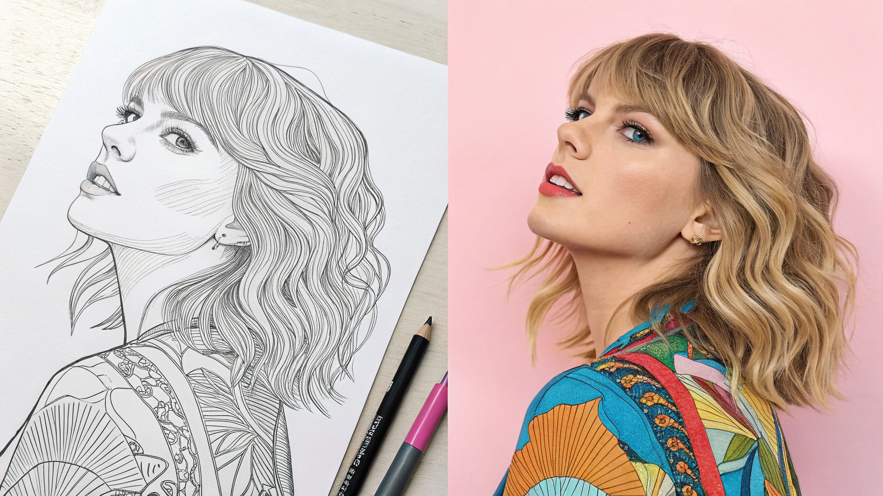 taylor swift coloring pages