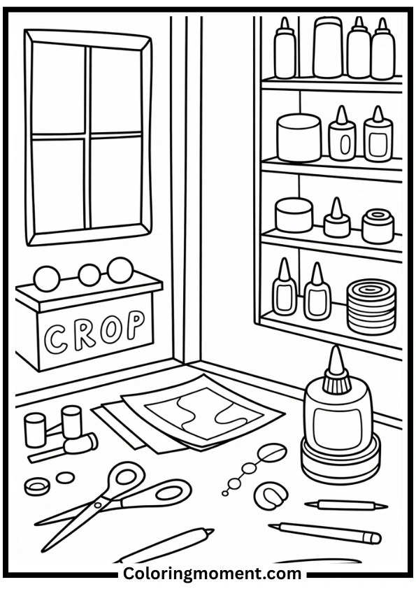craft-shop-corner-coloring-page