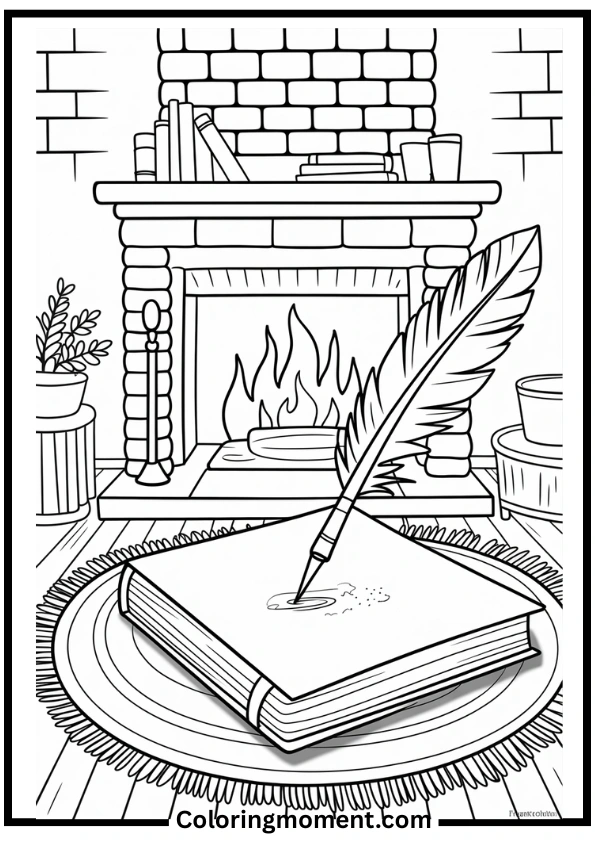 writing-corner-coloring-page