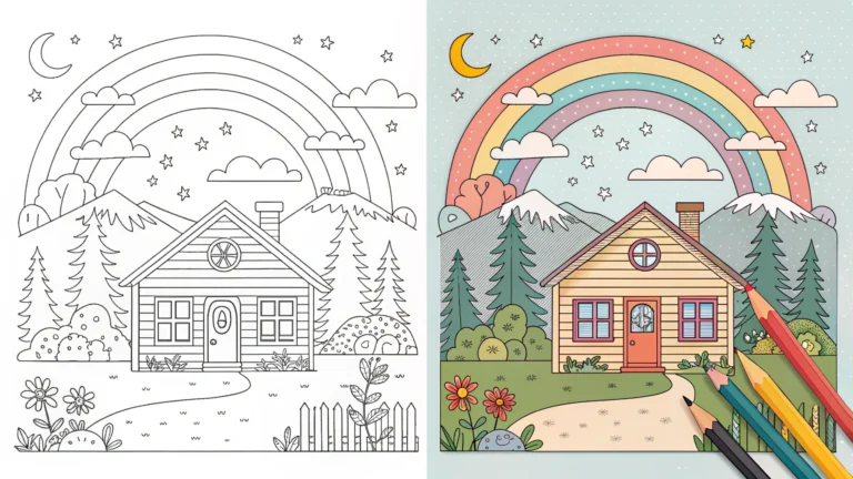 cozy coloring pages