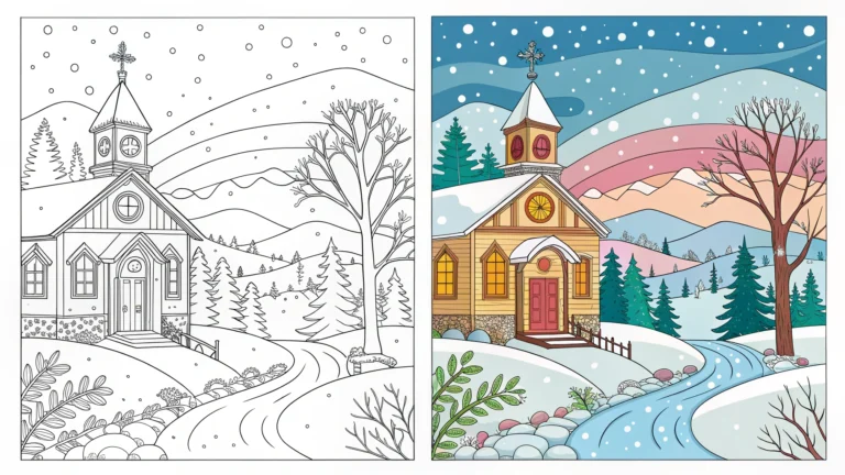 December Coloring Pages