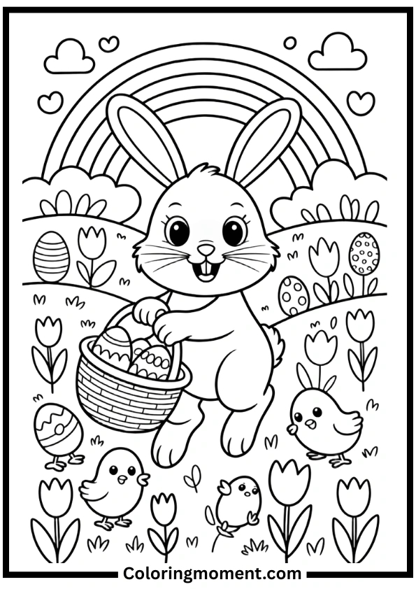 Easter Bunny Coloring Pages