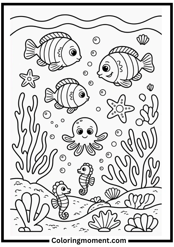 Under the Sea Coloring Pages