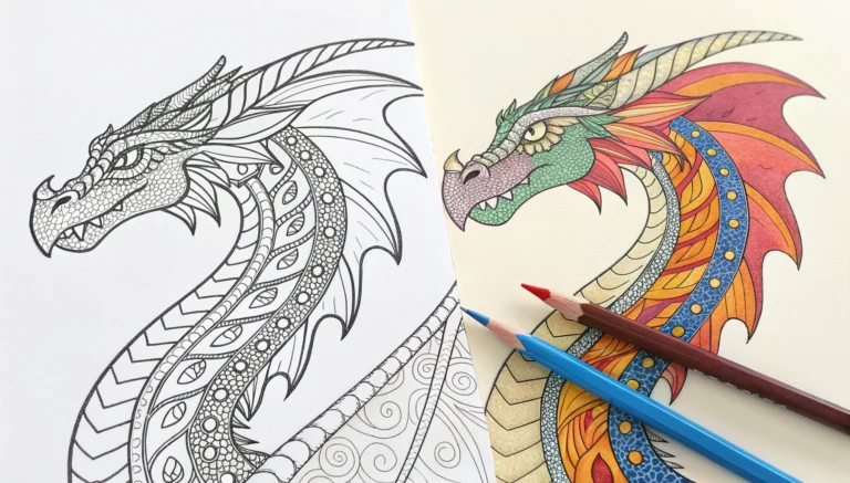 Dragon Coloring Pages