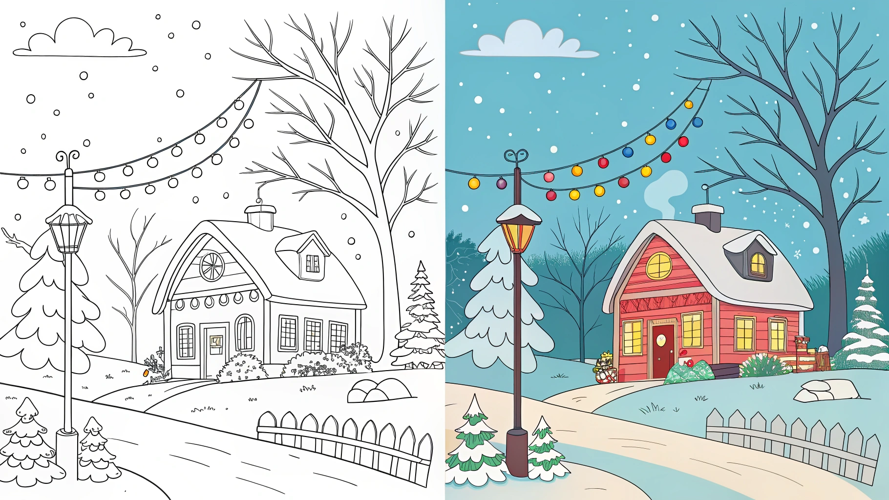 winter coloring pages